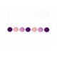Silicone beads Mama Chic - purple - lilla - pastel pink