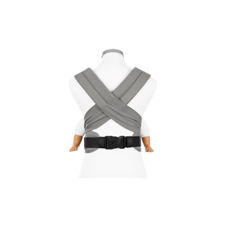 Fidella FlyClick Halbfbuckle babycarrier Chevron - Light Gray