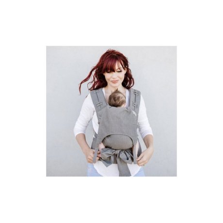 Fidella FlyClick Halbfbuckle babycarrier Chevron - Light Gray
