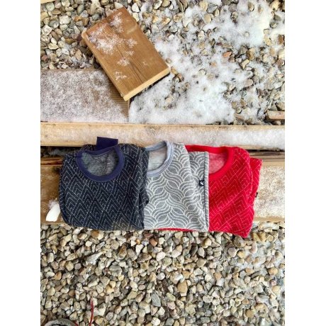 Duomamas Kukla merino - šedé hvězdy