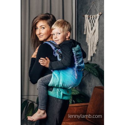 LennyLamb LennyPreschool rostoucí ergonomické nosítko Peacock's Tail - Fantasy