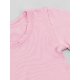 DuoMamas Dětské triko krátký rukáv - světle růžové