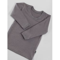 DuoMamas childern T-shirt - long sleeved - grey
