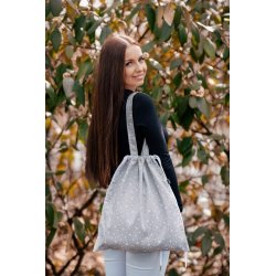 Lenka Tote Bag Dots - Grey