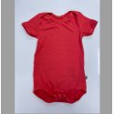DuoMamas childern bodysuit - short sleeves - red
