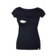 Angel Wings T-shirt for breastfeeding - short sleeved - black