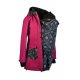 Shara Nosící Softshellový kabát - ZADNÍ i přední nošení - jaro/podzim - fuchsie/lapače snů