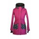 Shara Nosící Softshellový kabát - ZADNÍ i přední nošení - jaro/podzim - fuchsie/lapače snů