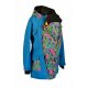 Shara Nosící Softshellový kabát - jaro/podzim - petrolej/paví pera