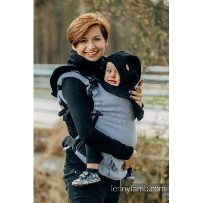 LennyLamb nákrčník pro dva Černý (teplákovina)