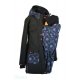 Shara Nosící Softshellový kabát - jaro/podzim -černá/lapače snů
