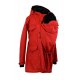 Shara Nosící Softshellový kabát - jaro/podzim - červený