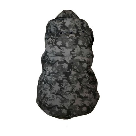 Shara babywearing cover - softshell (spring/autumn)- deer/black 