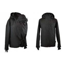 Shara Pánská Nosící Softshelová bunda - zimní - černá
