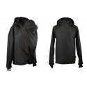 Shara Men's babywearing jacket - spring/autumn - black