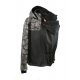 Shara Pánská Nosící Softshelová bunda - jaro/podzim - šedý maskáč/černá