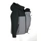 Shara Pánská Nosící Softshelová bunda - zadní nošení - zimní - šedo/černá, žíhaná