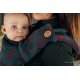 LennyLamb Drool Pads and Reach Straps Set Deco - Maroon Moss