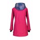 Shara Nosící Softshellový kabát -ZIMA - malina/modro růžová obloha
