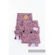 LennyLamb Drool Pads and Reach Straps Set Doily - Maroon Steel