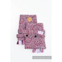 LennyLamb Drool Pads and Reach Straps Set Doily - Maroon Steel