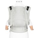 Fidella Fusion babycarrier with buckles - Cubic Lines - pale grey 