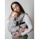MoniLu ergonomic babycarrier UNI (Adjustable) Boho Light Grey