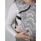 MoniLu ergonomic babycarrier UNI (Adjustable) Boho Light Grey