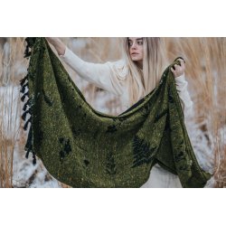 Wild Slings Ring Sling - La foret vierge - les algues (with fringes)